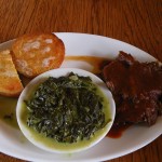 Brasa meat and side